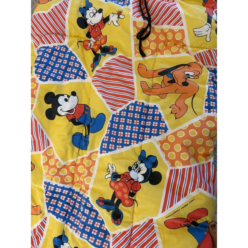 VTG‎ Disney Mickey Minnie Mouse Pluto Sleeping Bag 77